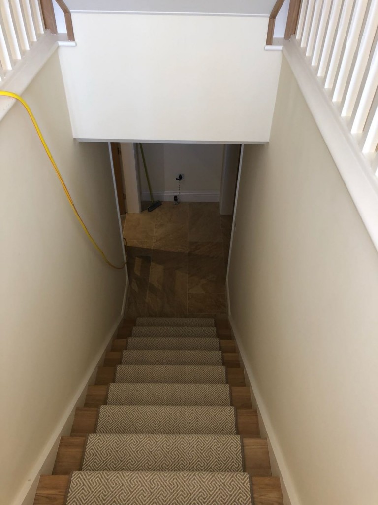 Internal staircase to basement